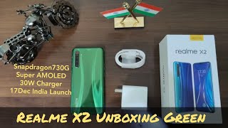 Realme X2 Unboxing Green Color
