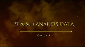 PT20803 ANALISIS DATA TUGASAN 2 #educationpurpose #pakk #ums