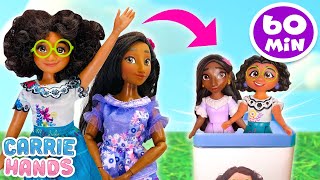 Disney Encanto Packs For Vacation, Make School Lunch & Transform Into Tiny Dolls | Fun Compilation