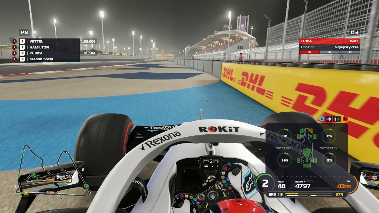F1 2019 Championchips  /Gp Bahrain / gameplay pl