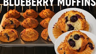 Bakery-Style Blueberry Crumble Muffins 🫐✨