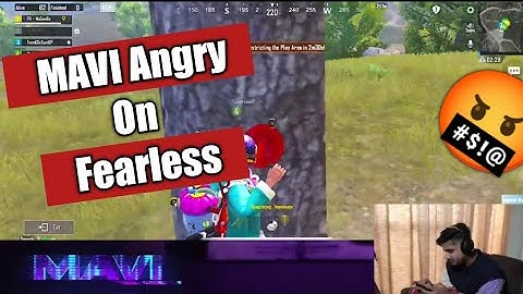 Mavi Angry on Fearless | TX vs Blind | Mavi abusing TX players | Mavi Angry on TX new player