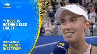 Elise Mertens On-Court Interview | 2024 US Open Round 3 thumbnail