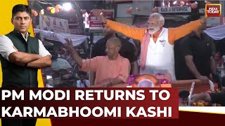 NewsTrack: After Mega Roadshow In Varanasi, PM Modi Heads To Kashi Vishwanath Temple | India Today