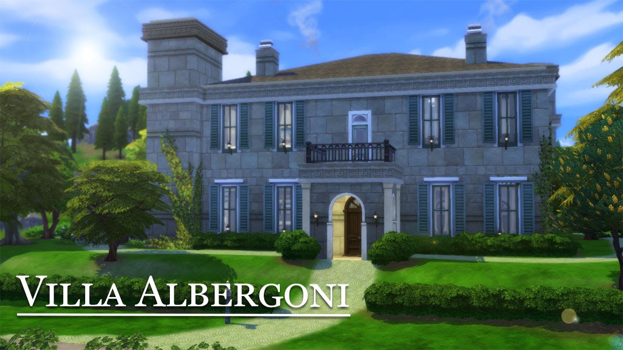 Call Me By Your Name Villa Albergoni The Sims 4 Speed Build Machinima Youtube