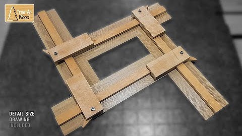 Adjustable router template jig for square hole