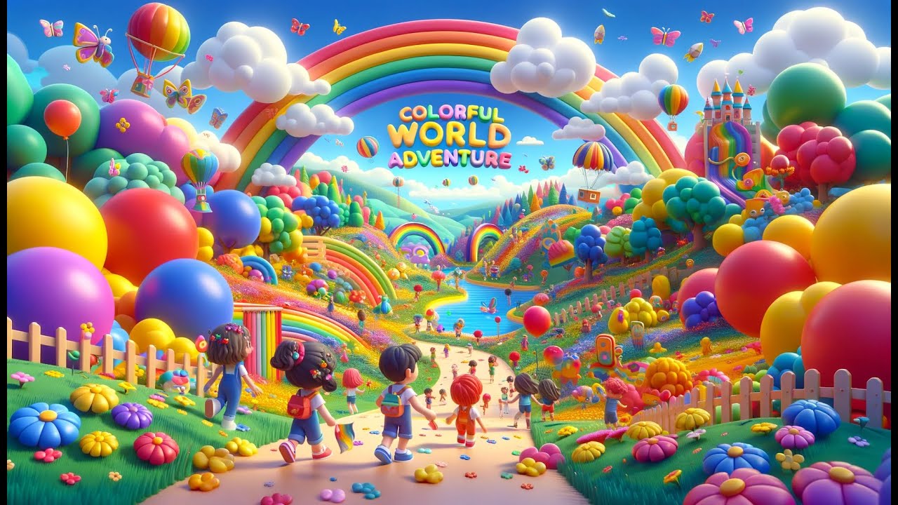 Colorful World Adventure #ColorfulWorld #KidsRhyme #FamilyFun # ...