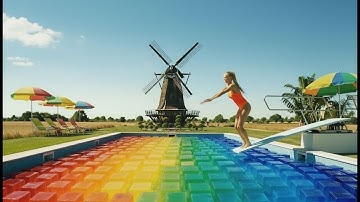 Which Dream Pool Would You Dive Into? Pt.2 🌈🏊‍♀️ Ultimate Oddly Satisfying AI ASMR