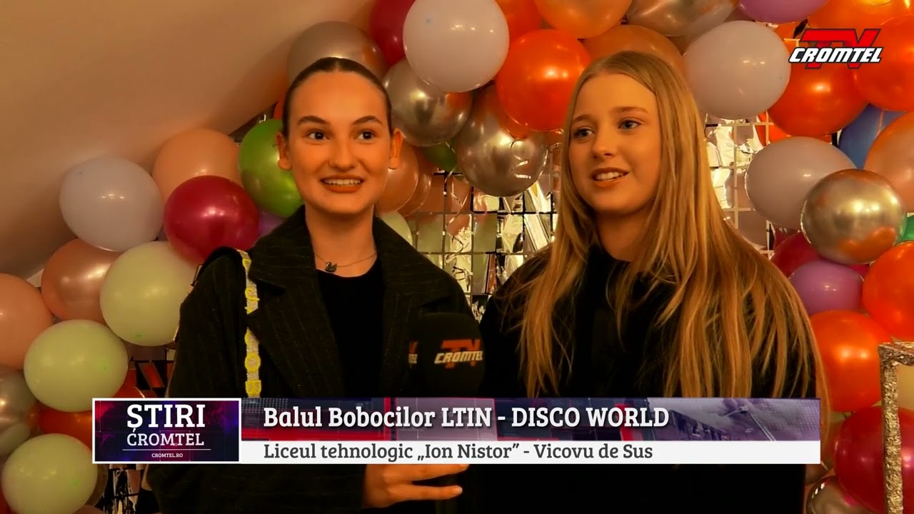 Disco World la Balul Bobocilor de la Liceul din Vicovu de Sus.
