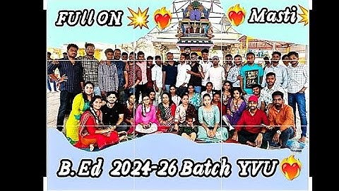B. Ed 2024-26 Batch  journey ✈️📈   Yogi Vemana University🎓  Full on Masti❤‍🔥🤣  #yvu #andhrabed #b.ed