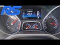 Ford Focus RS MK3 Acceleration Launch Control 0-251 km/h Autobahn Speed Test