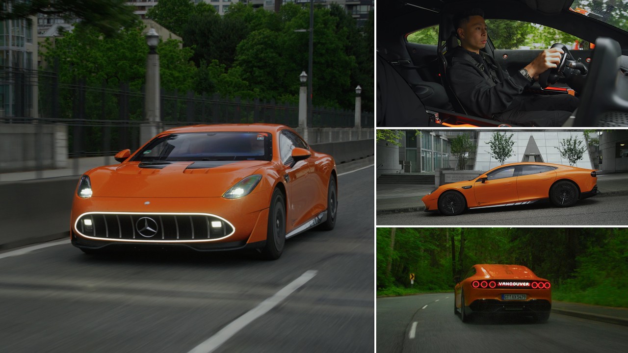Mercedes-AMG Concept GT XX // City Drive Day in Life.