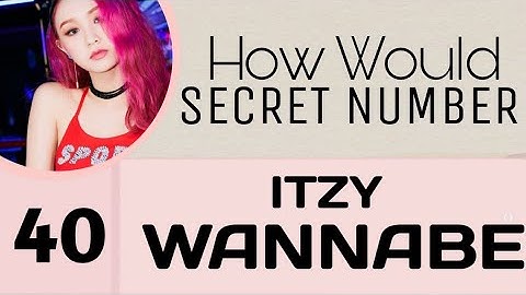 [40] How Would SECRET NUMBER OT7 시크릿넘버 Sing Wannabe (Itzy) + Line Distribution