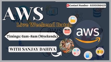 Day-3 AWS SAA-C03 Live Class 6 to 8AM Saturday & Sunday Duration 8 Weekends | Sanjay Dahiya #aws