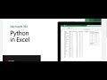 Transform your data analytics with Python in Excel #IPTExcelSchool