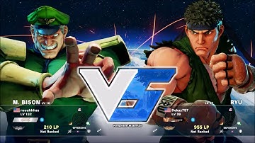 SFV / SF5 ruuuhhhss (Bison) vs Dekaz757 (Ryu)