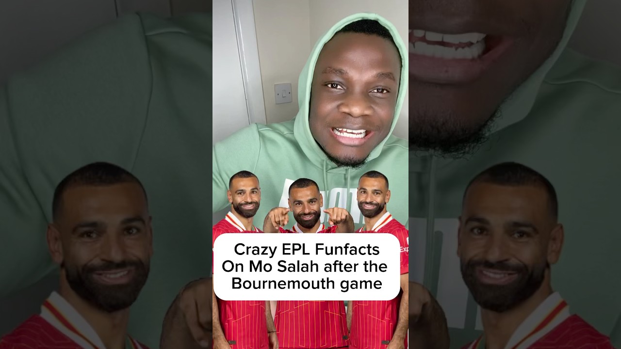 Fun facts about Salah after Bournemouth game. 