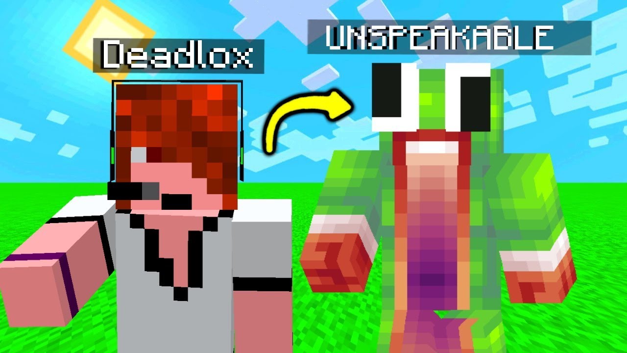 I Met Unspeakable In Minecraft - YouTube