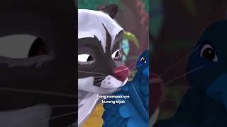 Berlagak betul si musang bagi nasihat, padahal langsung tak membantu 🦊🙄Gagak pun plot twist betul 🐦🎬