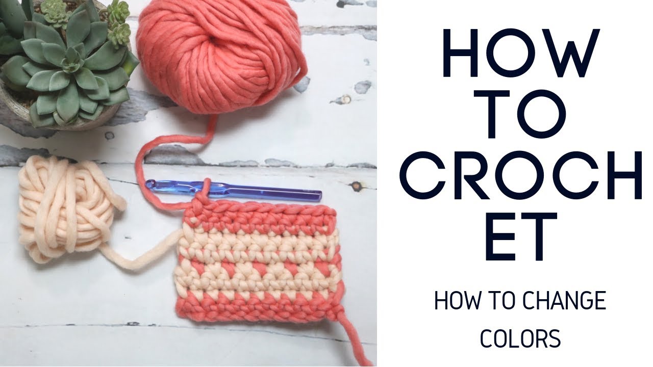 How to Change Colors In Crochet - Nicki's Homemade Crafts