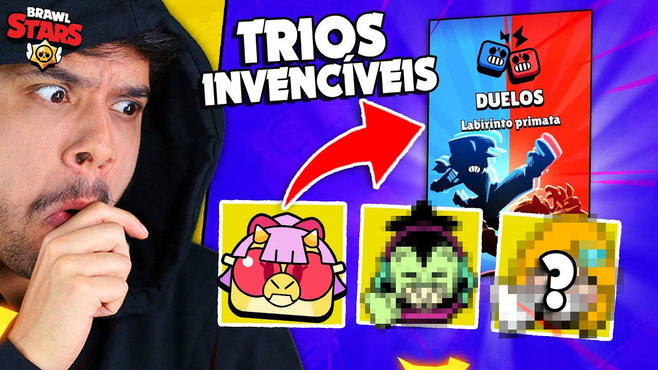 NINGUÉM ganha DESSES TRIOS no DUELOS 🥶🥶 *brawl stars*