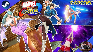 Marvel vs Capcom Infinite - Chun Li + Morrigan Arcade Playthrough [Very Hard] (Steam) (Longplay)