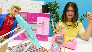 Barbie evine dekoratif çiçek alıyor. Kız oyunu screenshot 4