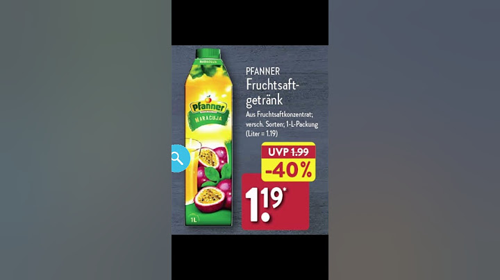 Pfanner Säfte für nur 1,19€ das gibts vom 15. - 20.07. bei Aldi Nord #sparenmitsparfuchs #geldsparen