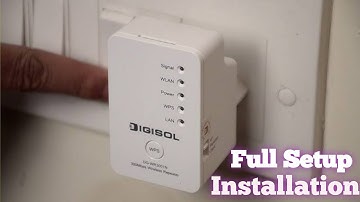 How To Setup Digisol (DG-WR3001N ) Wifi Range Extender ⚡⚡