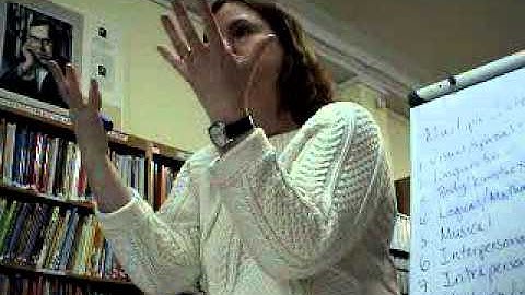 Workshop: Perceptual Learning Styles and Multiple Intelligences, part-6