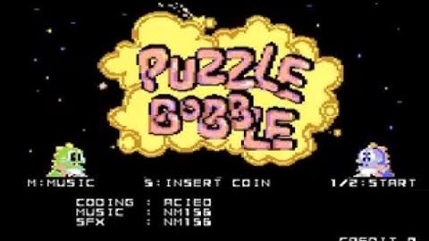 COMMODORE 64 =+ PUZZLE BOBBLE