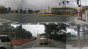 nuScenes dataset - scene 0242