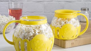 Ecolution Patented Micro-Pop Microwave Popcorn Popper Ktr Branding