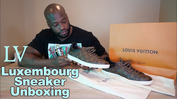 Blue Monogram Denim Luxembourg Sneakers