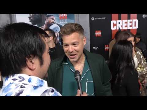 Zach Baylin Carpet Interview at Creed III Los Angeles Premiere