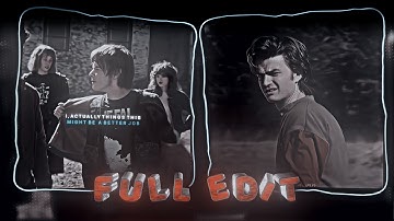 Steve Harrington-Stranger things Edits Presets Alightmotion Free Project Files | (xml,alight preset)