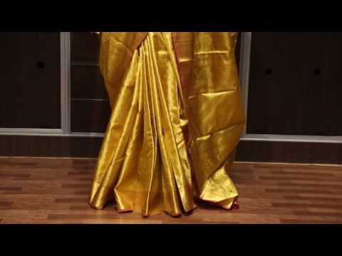 Wedding Cakell gold wedding saree - VBL4F3A9243 from kanjivaramsilksWedding Cake