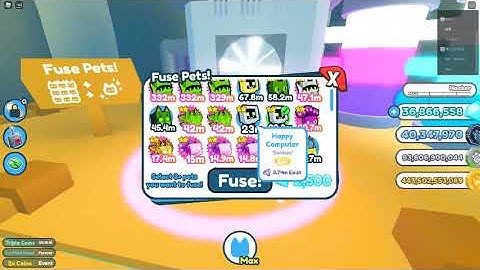 What happens when you fuse 2 Normal Happy Computer and Golden Happy Computer? PET SIM X