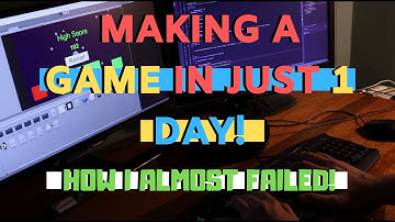 MAKING A MOBILE GAME 1 DAY... How I almost FAILED - making a game in one day