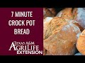 7 Minute Crock Pot Bread