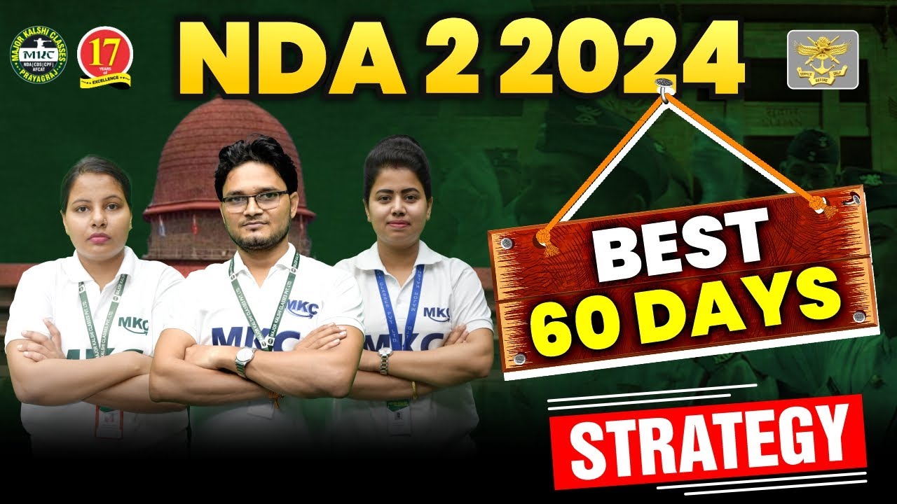 60 Days Strategy to Crack NDA | How to Crack NDA in 60 Days | Best Plan ...