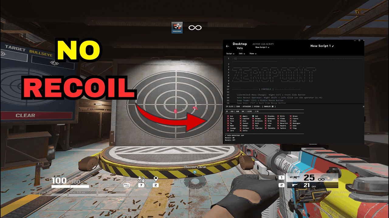 Recoil Graph R6 HOW TO GET NO RECOIL IN (R6) - YouTube