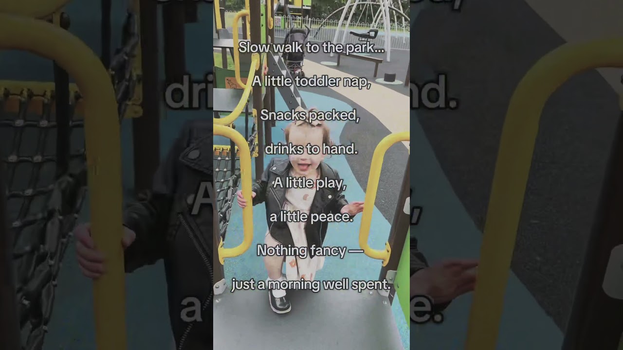 Slow walks, park trips, real mum life 🤍