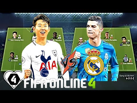 FIFA ONLINE 4 | Son Heung Min Đối Đầu Song Sát " BEST GAME " Song Rô | Tottenham Vs Real Madrid