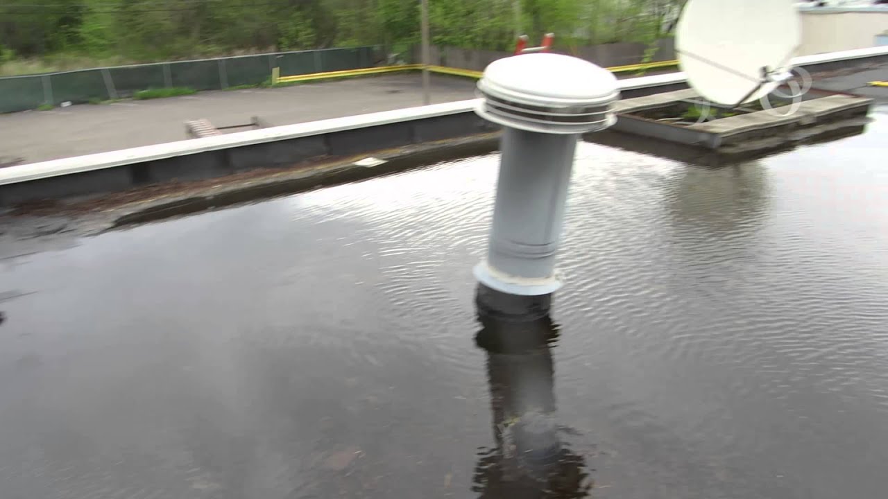 Roofing Drain Unclogged YouTube