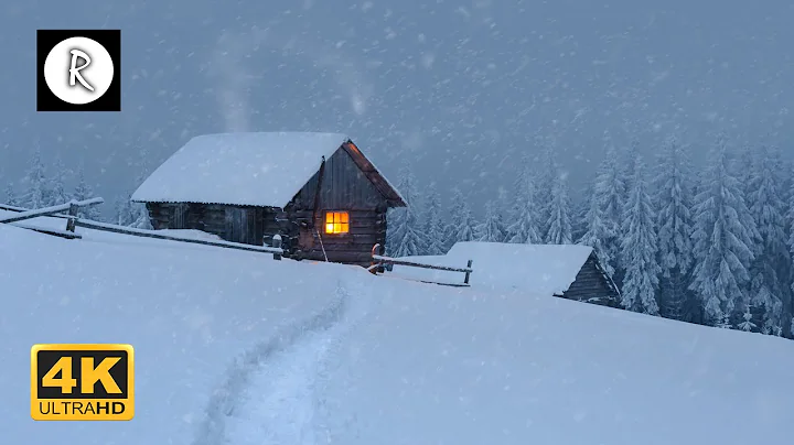 Snowstorm, Blizzard & Howling Winds | 10 Hours Rel...