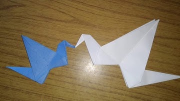 ‌How to Make an Origami Flapping Bird - Rob