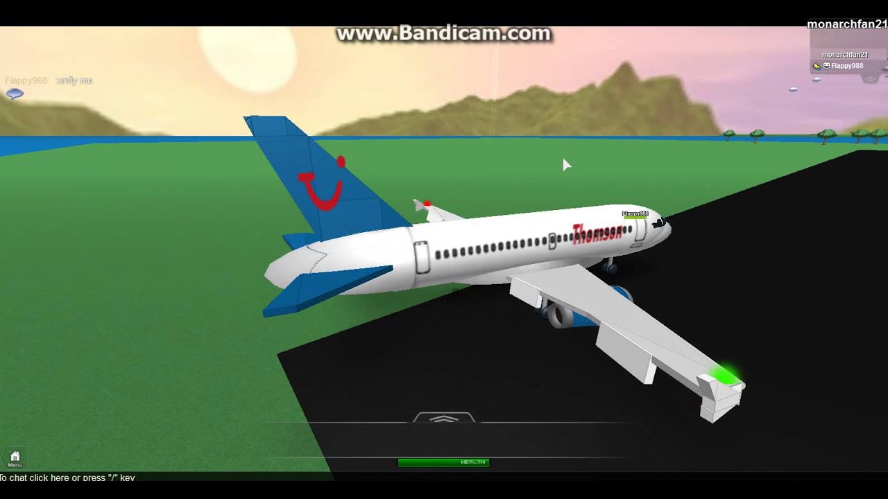 Roblox Plane Crash