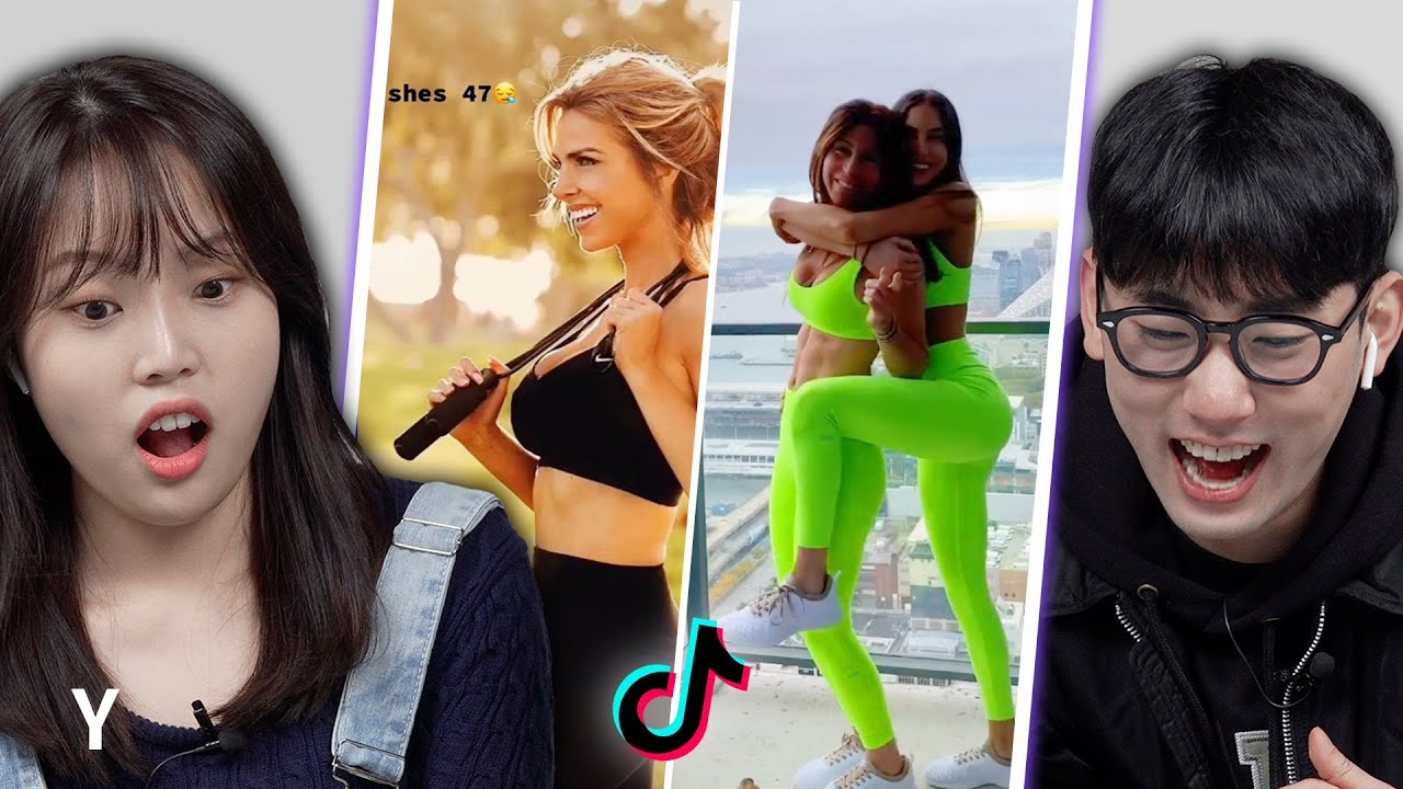 корейцы реагируют на TikTok «Горячая мама» | Y