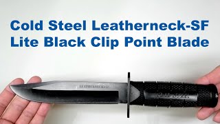 Cold Steel Leatherneck SF Lite Black Clip Point Blade